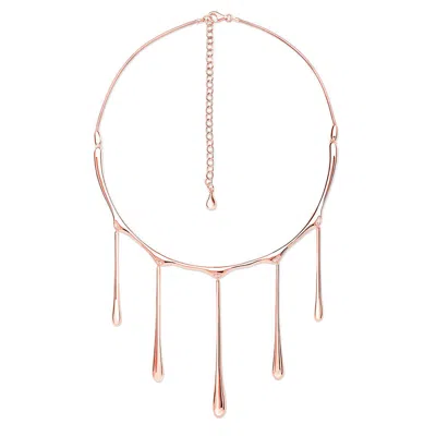 Lucy Quartermaine Women's Five Drop Necklace Rose Gold Vermeil