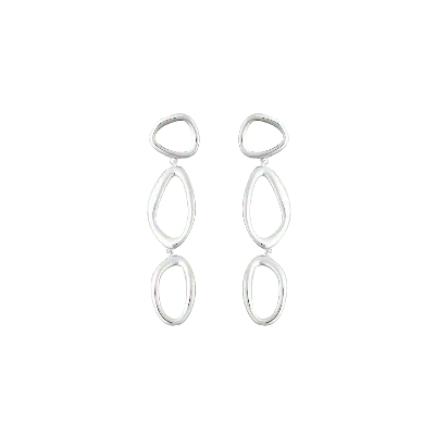 Lucy Quartermaine Women's Gold / Silver Volcan Drop Earrings In Metallic