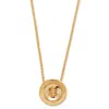 Lucy Quartermaine Women's Gold Vermeil Button Pendant In Gold