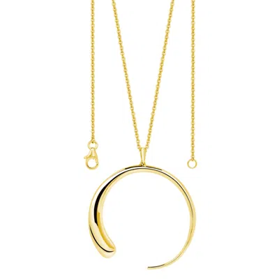 Lucy Quartermaine Women's Large Luna Pendant In Gold Vermeil