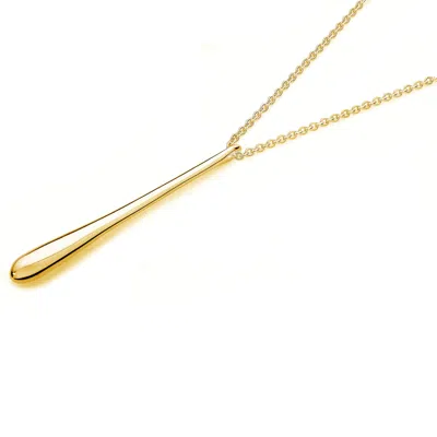 Lucy Quartermaine Women's Long Drop Necklace In Gold Vermeil