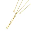 Lucy Quartermaine Women's Long Tear Drop Pendant In Gold Vermeil In Gold