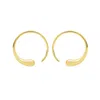 Lucy Quartermaine Women's Luna Hoops In Gold Vermeil In Gold