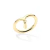 Lucy Quartermaine Women's Midi Ring With Drip In Gold Vermeil In Gold