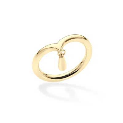 Lucy Quartermaine Women's Midi Ring With Drip In Gold Vermeil