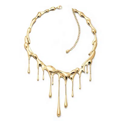 Lucy Quartermaine Women's Multi Drop Necklace In Gold Vermeil, Award Winning Designer Jewellery By ,