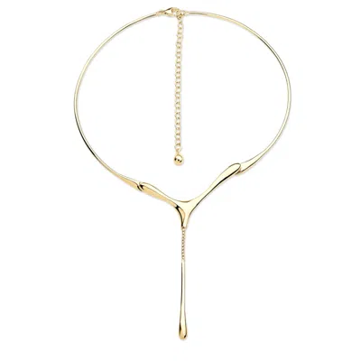 Lucy Quartermaine Women's One Drop Necklace In Gold Vermeil, Award Winning Designer Jewellery By , Oc
