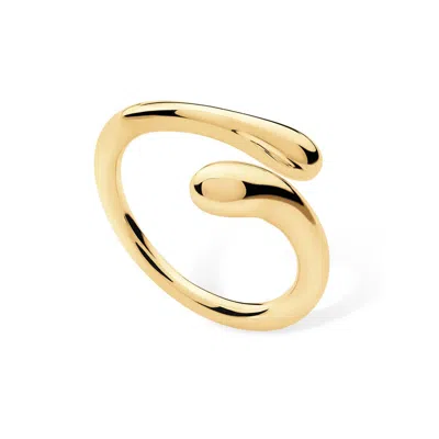 Lucy Quartermaine Women's Open Drop Ring In Gold Vermeil
