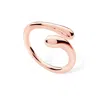 Lucy Quartermaine Women's Open Drop Ring In Rose Gold Vermeil In Gold
