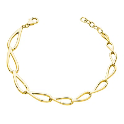 Lucy Quartermaine Women's Petal Bracelet In Gold Vermeil