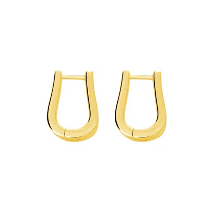 Lucy Quartermaine Women's Petal Hoops Small In Gold Vermeil