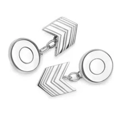 Lucy Quartermaine Women's Silver Arrow Cufflinks