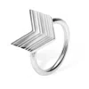 Lucy Quartermaine Women's Silver Art Deco Arrow Ring In Silver
