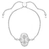 Lucy Quartermaine Women's Silver Art Deco Oval Bracelet In Silver