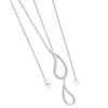 Lucy Quartermaine Women's Silver Double Petal Long Pendant In Silver