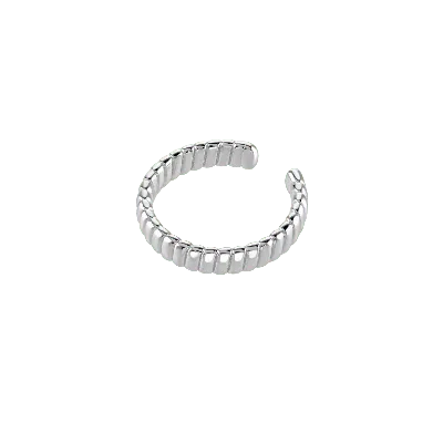 Lucy Quartermaine Egyptian Ear Cuff In Silver