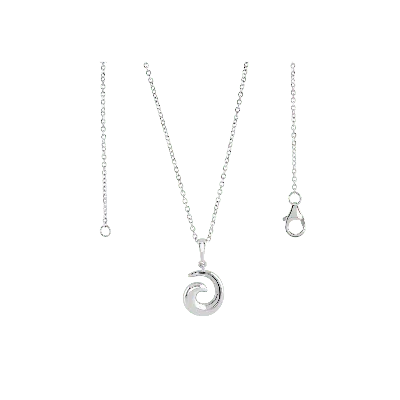 Lucy Quartermaine Women's Silver Element Swirl Pendant