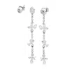 Lucy Quartermaine Women's Silver Interchangeable Splash Earrings In Metallic