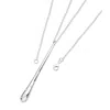 Lucy Quartermaine Women's Silver Long Dipped Pendant In Metallic