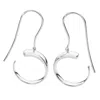 Lucy Quartermaine Women's Silver Luna Earrings In Metallic