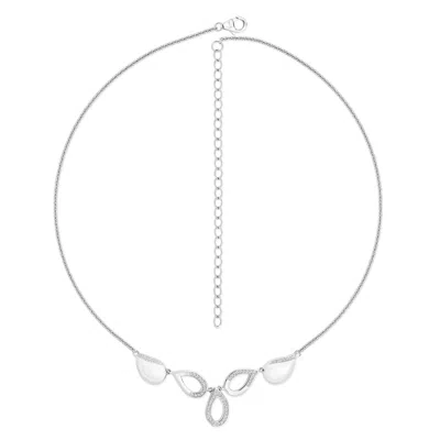 Lucy Quartermaine Women's Silver Melting Diamond Necklace