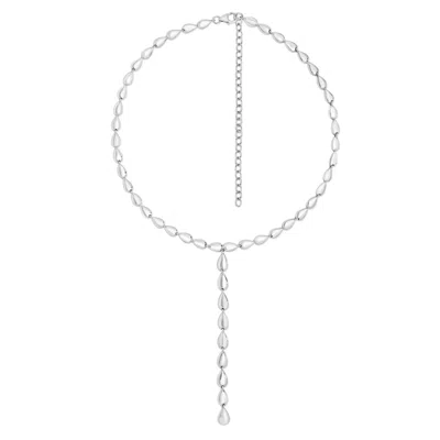 Lucy Quartermaine Women's Silver One Strand Necklace