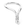 Lucy Quartermaine Women's Silver Open Double Ring In Silver