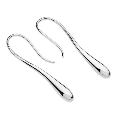 LUCY QUARTERMAINE WOMEN'S SILVER SOLID DROP EARRINGS