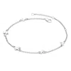 Lucy Quartermaine Women's Silver Splash Anklet In Metallic
