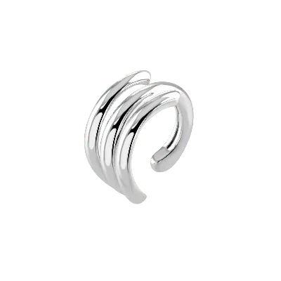 Lucy Quartermaine Waterfall 3 To 1 Ear Cuff In Silver