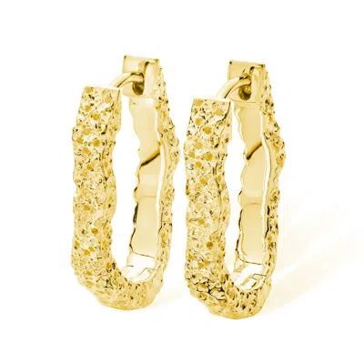 LUCY QUARTERMAINE WOMEN'S SMALL HULA HOOP EARRINGS IN GOLD VERMEIL