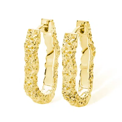 Lucy Quartermaine Women's Small Hula Hoop Earrings In Gold Vermeil