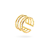 Lucy Quartermaine Women's Solid Gold Empire Open Ring With Graded Diamonds In Gold
