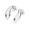 Lucy Quartermaine Women's Solid Sterling Silver Droplet Studs In Silver