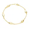 Lucy Quartermaine Women's Station Tear Drop Bracelet In Gold Vermeil In Gold