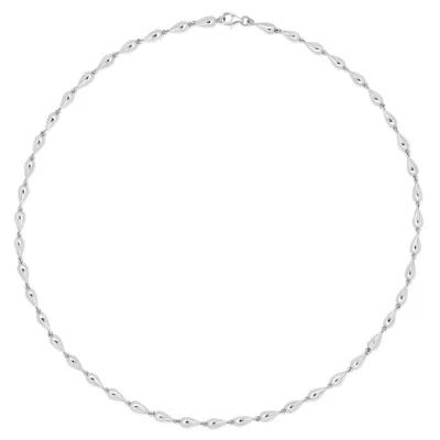 Lucy Quartermaine Women's Sterling Silver Continual Drop Necklace In Metallic
