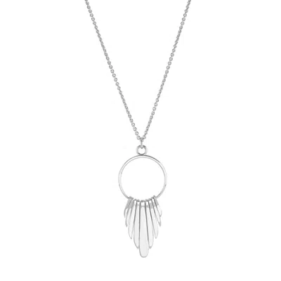 Lucy Quartermaine Women's Sterling Silver Egyptian Temple Strand Pendant