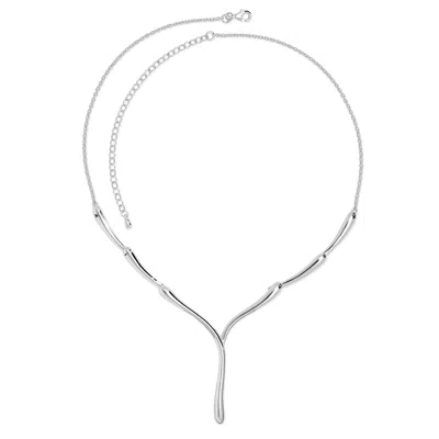 Lucy Quartermaine Women's Sterling Silver Single Melting Necklace