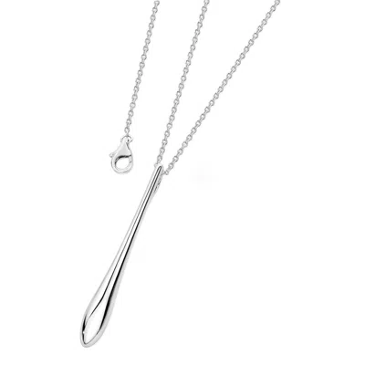LUCY QUARTERMAINE WOMEN'S STERLING SILVER SOLID TEAR DROP PENDANT