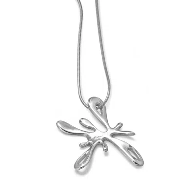 Lucy Quartermaine Women's Sterling Silver Splash Pendant One