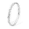 Lucy Quartermaine Thin Splash Bangle In Silver