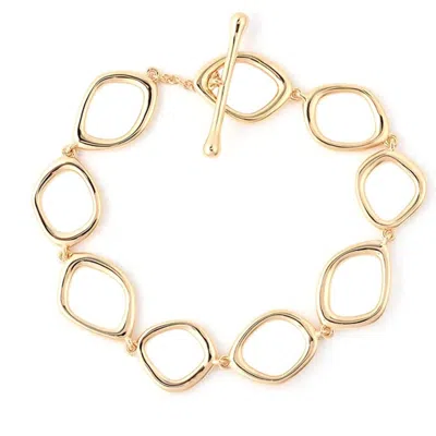 Lucy Quartermaine Women's Volcan Bracelet In Gold Vermeil