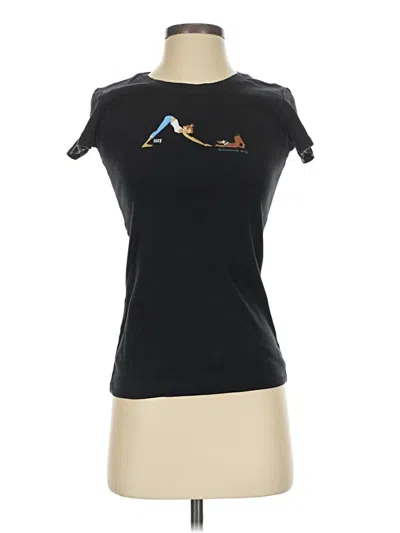 Pre-owned Lucy Short Sleeve T-shirt In Black