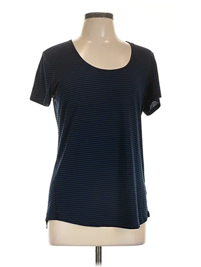 Pre-owned Lucy Short Sleeve T-shirt In Blue