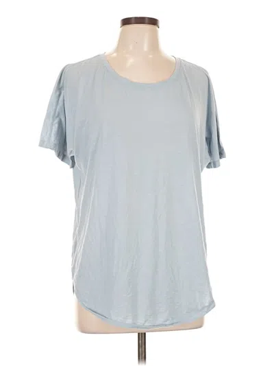 Pre-owned Lucy Short Sleeve T-shirt In Blue