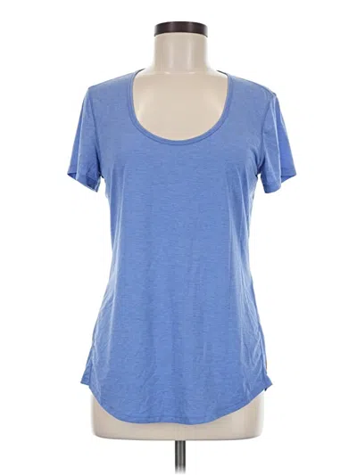 Pre-owned Lucy Short Sleeve T-shirt In Blue