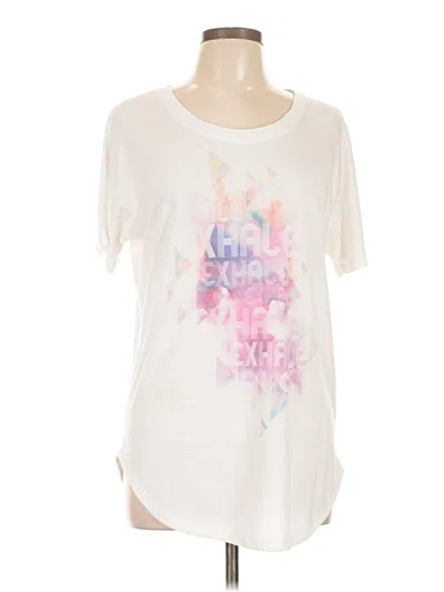 Pre-owned Lucy Short Sleeve T-shirt In White