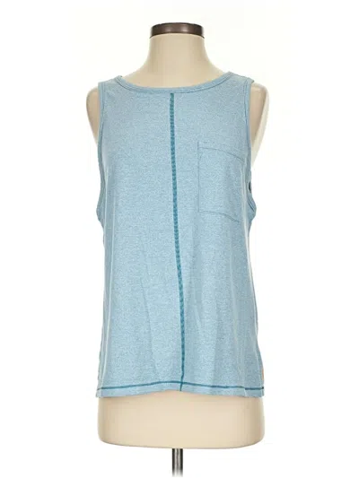 Pre-owned Lucy Sleeveless Top Blue Boatneck Tops