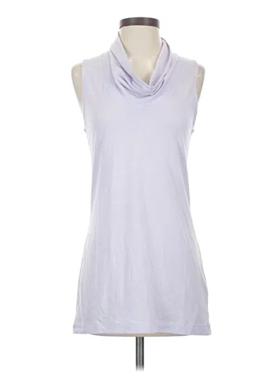 Pre-owned Lucy Sleeveless Top Gray Cowl Neck Tops