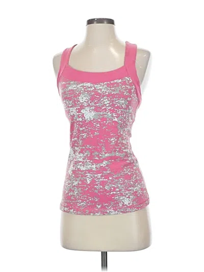 Pre-owned Lucy Sleeveless Top Pink Scoop Neck Tops